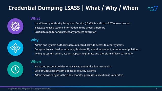 Detecting Credential Dumping within LSASS | Security Spotlight смотреть онлайн