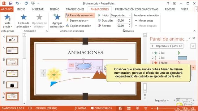 Curso de PowerPoint 2013. 15. Dar vida a la presentación. смотреть онлайн