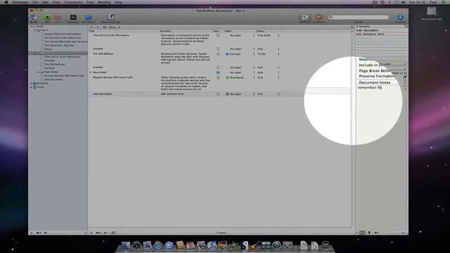 Scrivener Basics - Outliner & Synopses смотреть онлайн