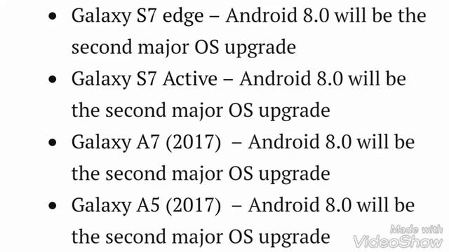List of Samsung phones will get Android 8.0 Oreo update and release date confirmed смотреть онлайн