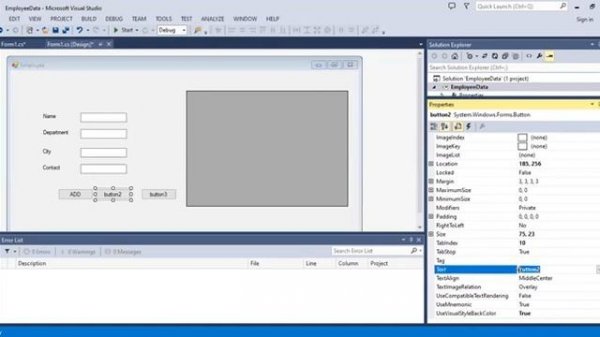 2. Project Sample Windows Form GUI Design - C# Desktop Application Using Windows Forms