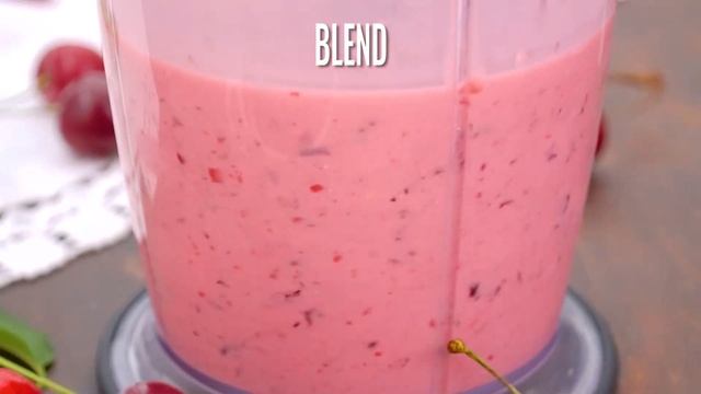 Cherry Smoothie Recipe - Sweet and Savory Meals смотреть онлайн