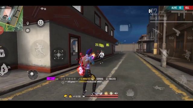 NEW WEAPON ROYALE ENFLAMED TERROR MAC10 FULL REVIEW  GAMEPLAY BEST MAC10 SKIN IN FREE FIRE !!