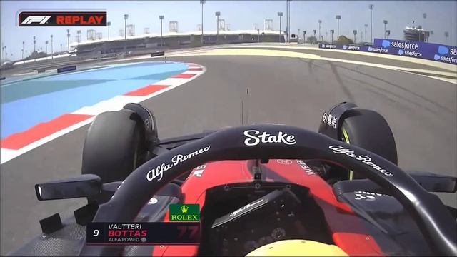 Bottas Brings Out Red Flag | Alfa Romeo Onboard смотреть онлайн