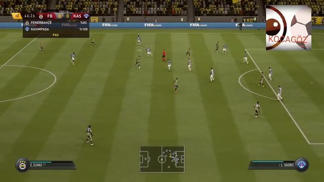 Fenerbahce - Kasimpasa maç özeti (Fifa 19 Turkce spiker ) 03/12/2018 смотреть онлайн