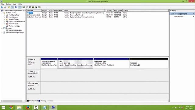 How to make Hard Disk Drive Partitions in Windows 7/8/8.1 (NO SOFTWARE) смотреть онлайн