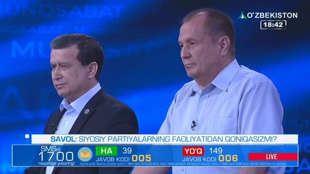 Муносабат Ток-шоусининг 31.07.2019 сони смотреть онлайн