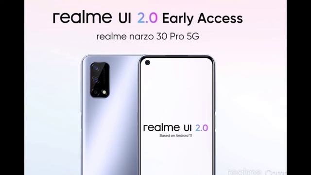 realme narzo 30 Pro 5G gets realme UI 2.0 (Android 11) stable update смотреть онлайн