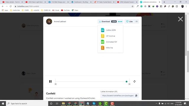 How to add Lottie (Bodymovin) to WordPress with Lordicon plugin | Elementor 2020 смотреть онлайн