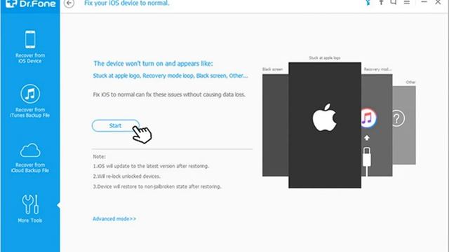 Fix iPhone That Won't Turn On, Repair iOS System Issues смотреть онлайн