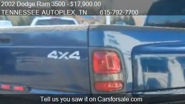 2002 Dodge Ram 3500 SLT Laramie Quad Cab 4WD for sale in Ash смотреть онлайн
