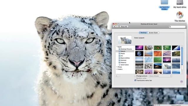 Mac os X Snow lepord finder and Back grounds смотреть онлайн
