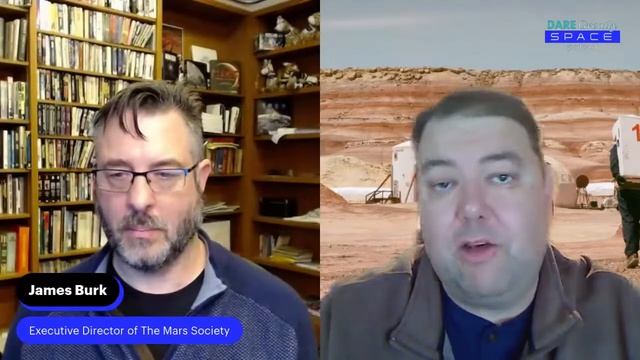Dare Greatly biweekly Space Podcast with James Burk of the Mars Society смотреть онлайн
