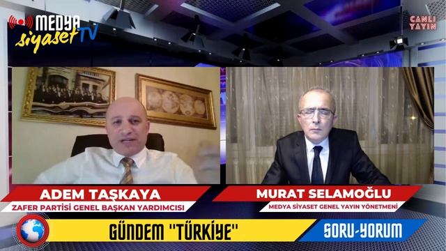 Zafer Partisi Genel Başkan Yardımcısı Adem Taşkaya Canlı Yayın Konuğu смотреть онлайн