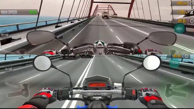 VX95 NIGHT v/s KBX 250 BIKE SPEED COMPARISON | TRAFFIC RIDER ANDROID GAME | WOA GAMES смотреть онлайн