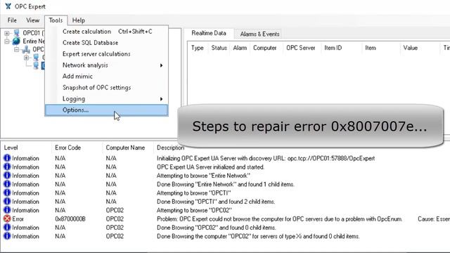 OPC Expert 0x8007007e смотреть онлайн