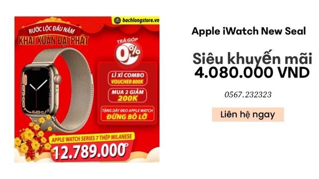 Báo giá đồng hồ Apple Watch New Seal ngày 05 tháng 02 năm 2023 смотреть онлайн