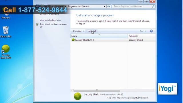 How to uninstall Security Shield 2010 from Windows® 7 смотреть онлайн