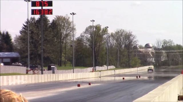 Cadillac Shawn's 8 Second Turbo Cadillac vs 9 Second Mustangs - 1/4 Mile Runs смотреть онлайн