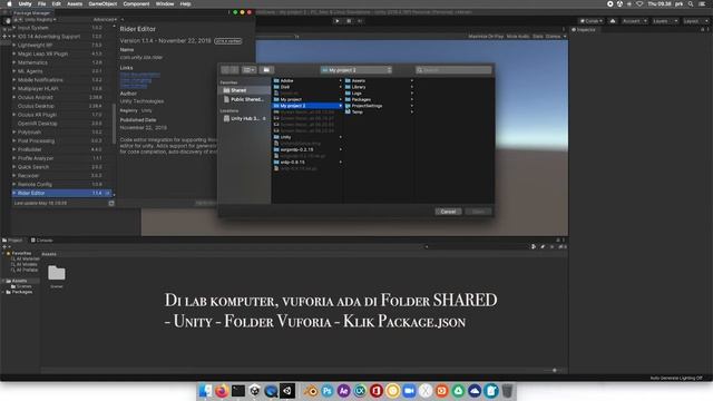 Tutorial Menambahkan Vuforia Engine ke Unity di Mac OS смотреть онлайн