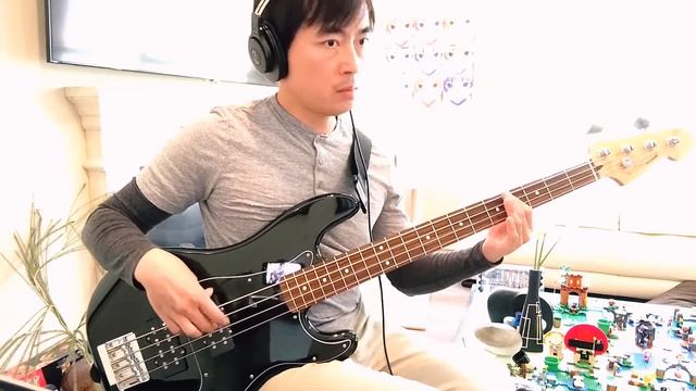 きのこ帝国 - You outside my window bass cover смотреть онлайн
