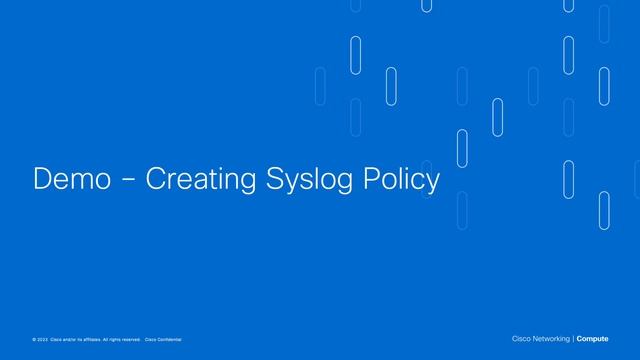 Intersight IMM Expert Series - Syslog Domain Policy смотреть онлайн