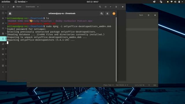 Tutorial - Cara Install OnlyOffice di linux Ubuntu смотреть онлайн
