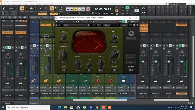 TDR Molotok(FREE PLUGIN) on drum bus channel смотреть онлайн