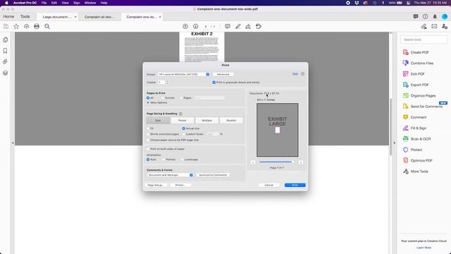 Resize PDFs Using Adobe Acrobat Pro DC When the Filing Clerk Rejects a Document for Being Too Large смотреть онлайн