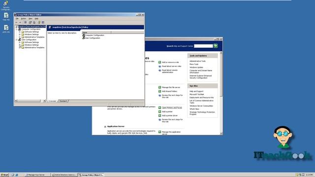 How to install and configure Group Policy on 2003 Server смотреть онлайн