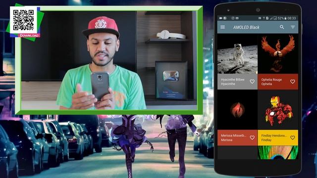 Muito Top! Os Melhores Wallpapers AMOLED 4K BLACK para Celular Android смотреть онлайн