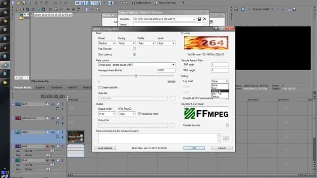Video About Videos 2 Codec (x264vfw) Rendering with Sony Vegas and Misc Tips смотреть онлайн