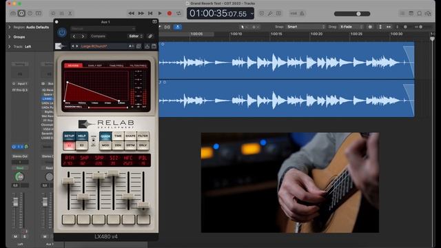 RELAB LX480 vs LX480 Essentials vs UAD Lexicon 224 | Grand Reverb Plugin Test смотреть онлайн