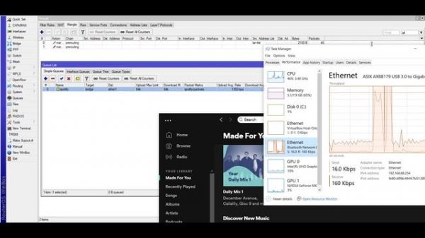 MikroTik how to block or limit spotify traffic