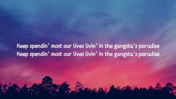 Coolio - Gangsta's Paradise (Lyrics) ft. L.V.