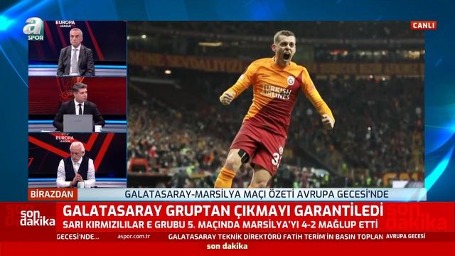Galatasaray 4 -2 Marsilya Mahmut Alpaslan Mac Sonu Yorumları / A Spor / Avrupa Gecesi / 25.11.2021 смотреть онлайн