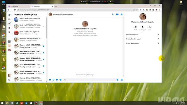 Cara Jawab Chat FB Marketplace di PC dengan Banyak Akun. смотреть онлайн