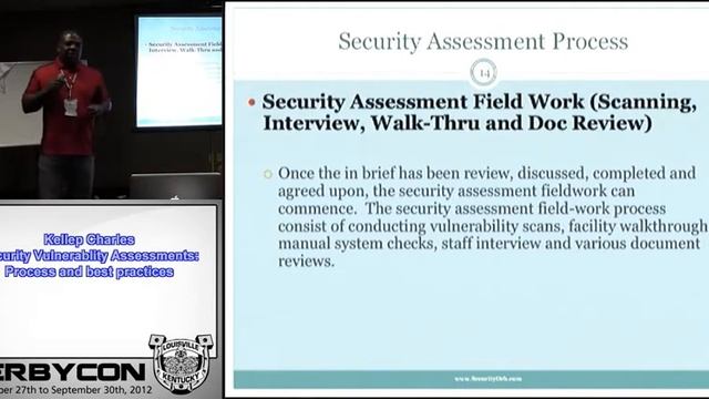 4 2 6 Kellep Charles Security Vulnerablity Assessments Process and best practices смотреть онлайн