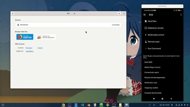 The GNOME None app, Ft KDE Connect смотреть онлайн