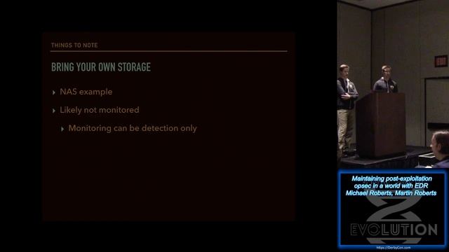 Stable 09 Maintaining post exploitation opsec in a world with EDR Michael Roberts Martin Roberts смотреть онлайн