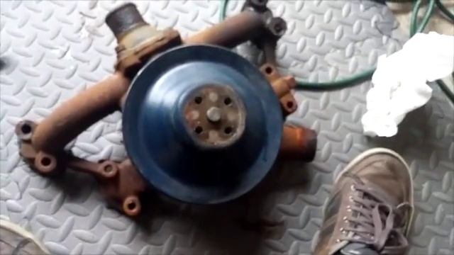 62 Cadillac Hearse Water Pump repair смотреть онлайн