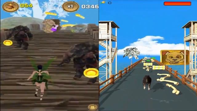 Flying Winx Lost Castle vs Temple Dog run смотреть онлайн