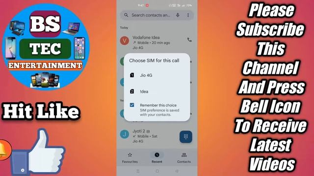 How To Clear Default Calling Sim On Android Phones | Android Phone Tricks | Default Call Sim Rese смотреть онлайн