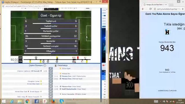 Ç.RİZE FENERBAHÇE CANLI MAÇ SONU ANLATIM смотреть онлайн