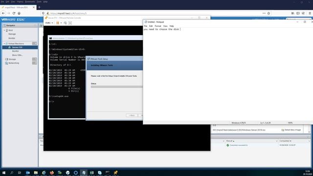 Install VMware Tools Windows Server 2019 Core смотреть онлайн