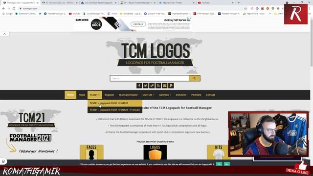 COMO INSTALAR OS GRÁFICOS PARA O FOOTBALL MANAGER 2022 [KITS,LOGOS,FACEPACKS] смотреть онлайн
