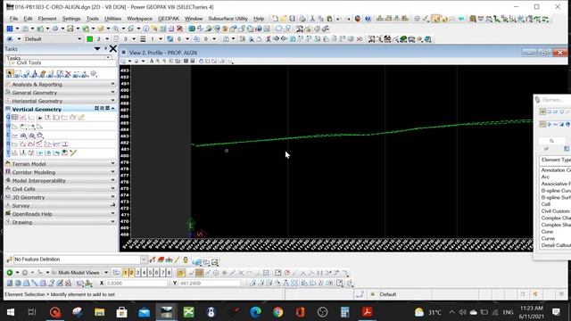 Basic 3D Modelling In Bentley GEOPAK