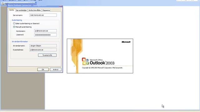 Moreware Tips: Konfigurera Kerio OutLook Connector för Kerio MailServer смотреть онлайн
