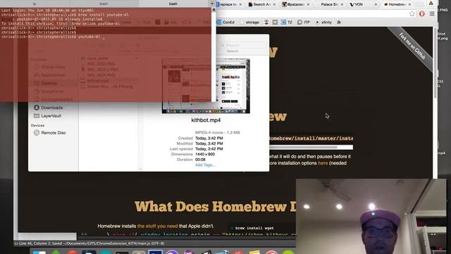 How to install Homebrew and youtube-dl without a shirt on. смотреть онлайн
