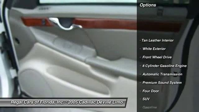 2005 Cadillac DeVille Limo Clearwater FL 33765 смотреть онлайн